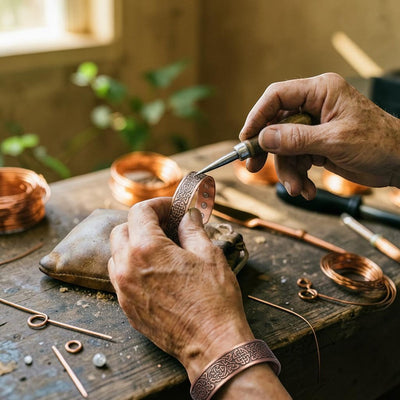 Orchis Copper Bracelet