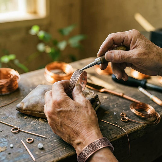 Orchis Copper Bracelet