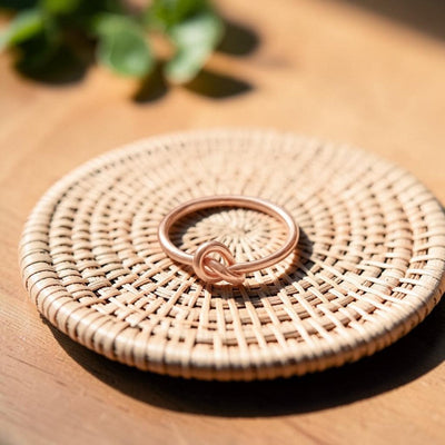 Lace Copper Ring