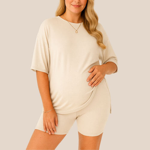 Two-Piece Maternity Summer Lounge Set