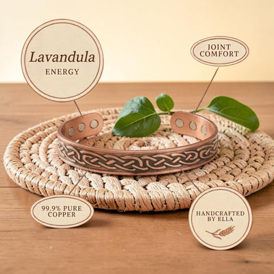Lavandula Copper Bracelet
