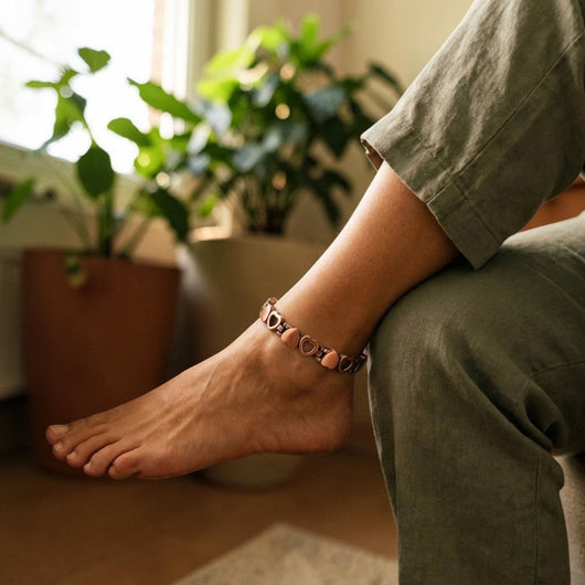 Amor Copper Anklet
