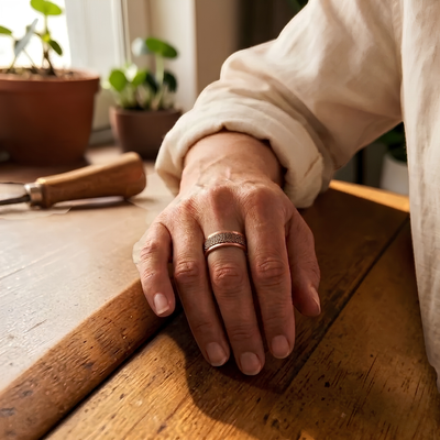 Arca Copper Ring