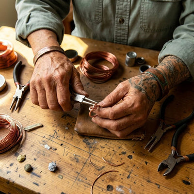 Lace Copper Ring