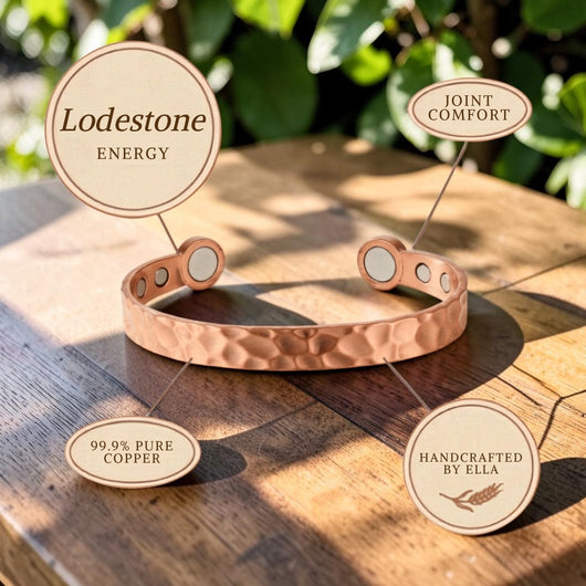 Lodestone Copper Bracelet