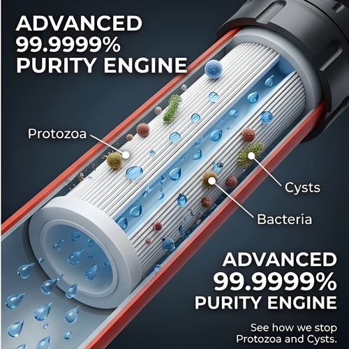Emergency Water Survival Straw — Advanced Water Filter