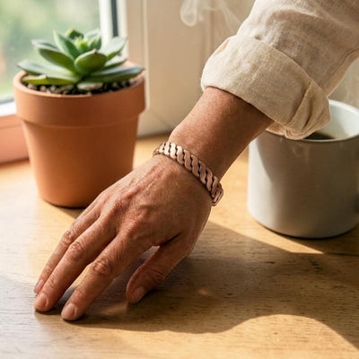 Ribbel Copper Bracelet