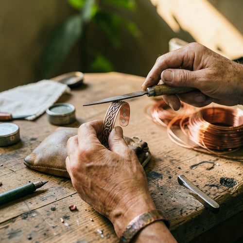 Lavandula Copper Bracelet