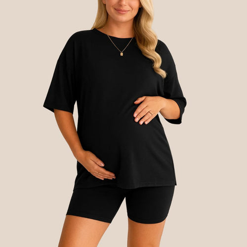 Two-Piece Maternity Summer Lounge Set