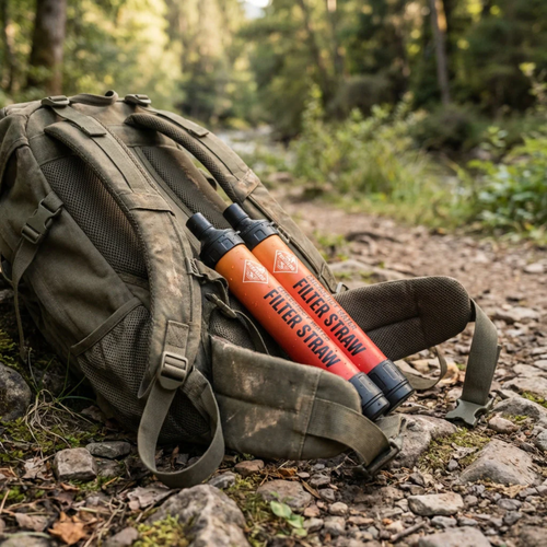 Emergency Water Survival Straw — Advanced Water Filter