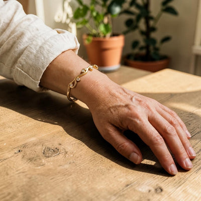 Ripple Copper Bracelet