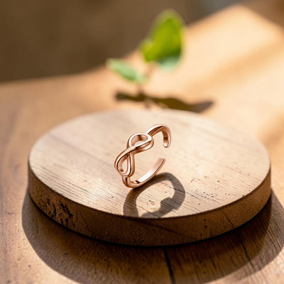 Loop Copper Toe Ring