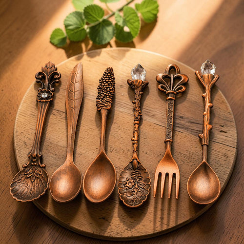 Copper Cutlery Set