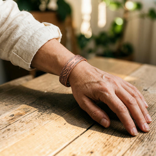 Frond Copper Bracelet