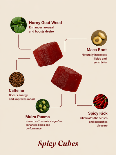 Spicy Cubes | Natural Aphrodisiac Chews