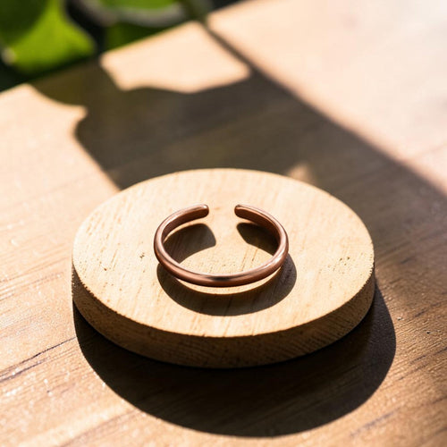 Slick Copper Toe Ring