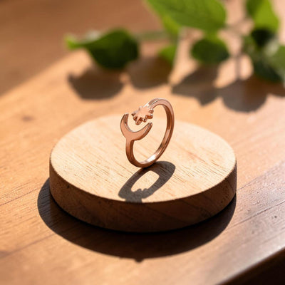 Lunar Copper Toe Ring