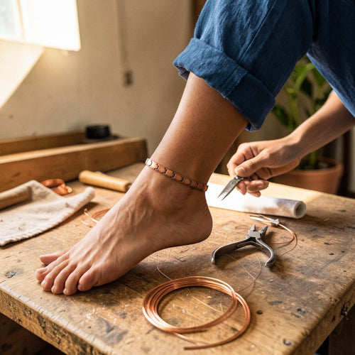 Shore Copper Anklet
