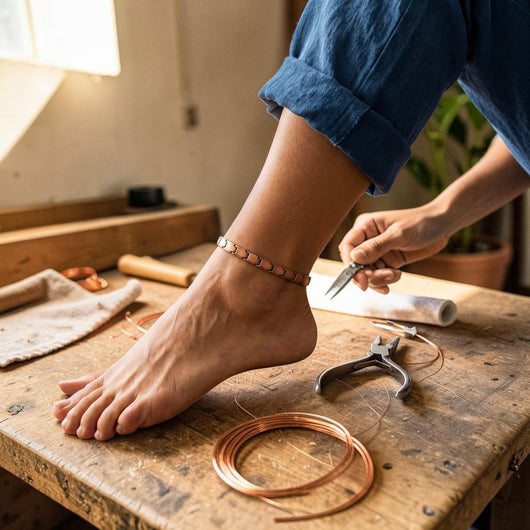 Shore Copper Anklet