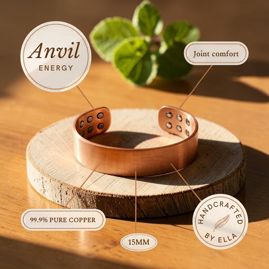 Anvil Copper Bracelet