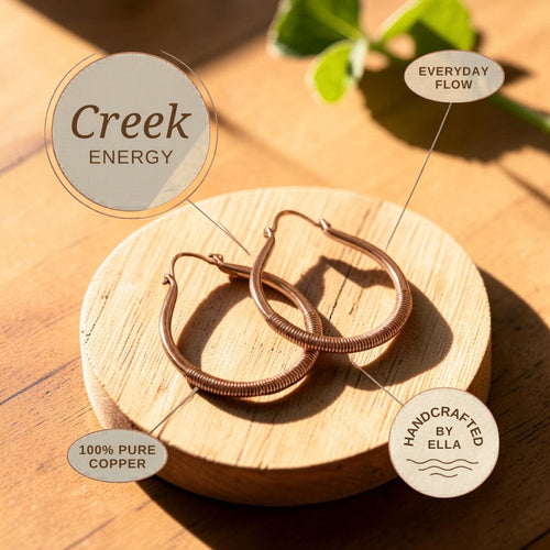Creek Copper Earrings