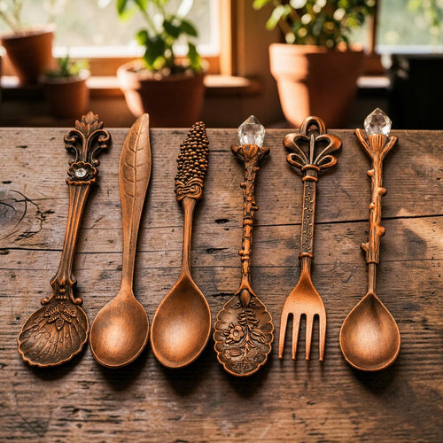 Copper Cutlery Set