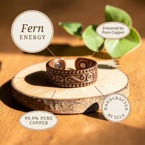 Fern Copper Ring