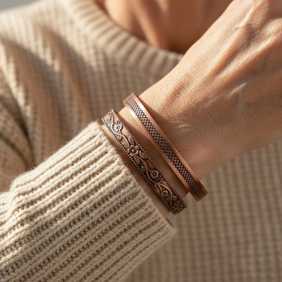 Forge Copper Bracelet Set