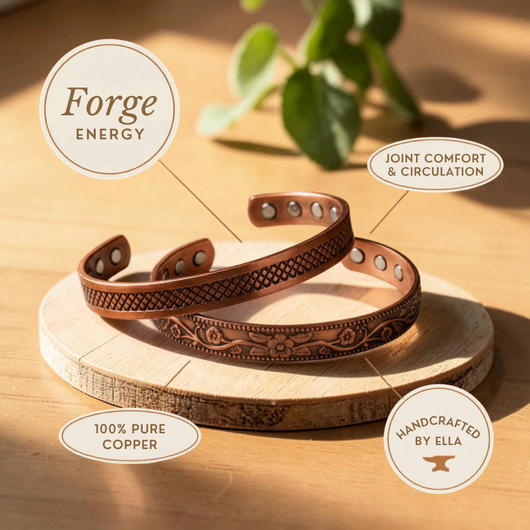 Forge Copper Bracelet Set