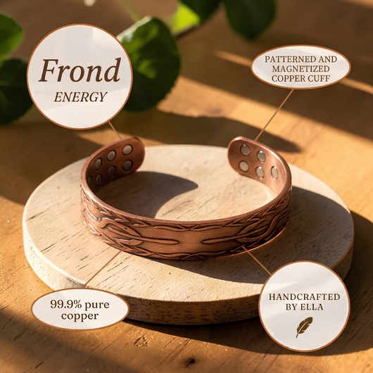 Frond Copper Bracelet