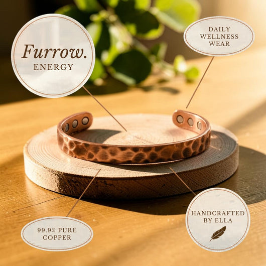 Furrow Copper Bracelet