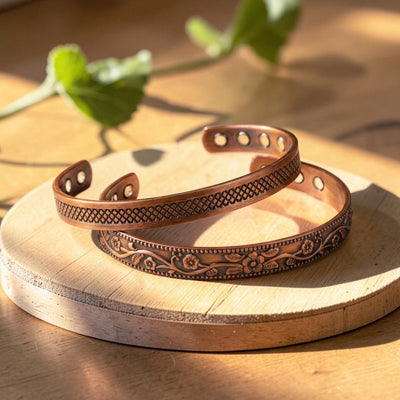 Forge Copper Bracelet Set