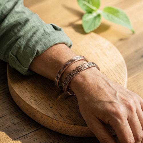 Forge Copper Bracelet Set
