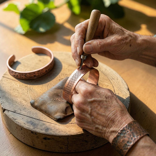 Forge Copper Bracelet Set