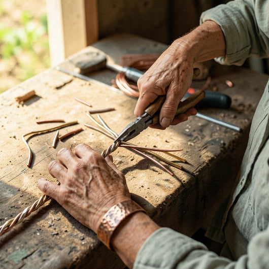 Stone Copper Bracelet