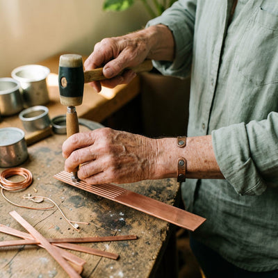 Sage Copper Bracelet
