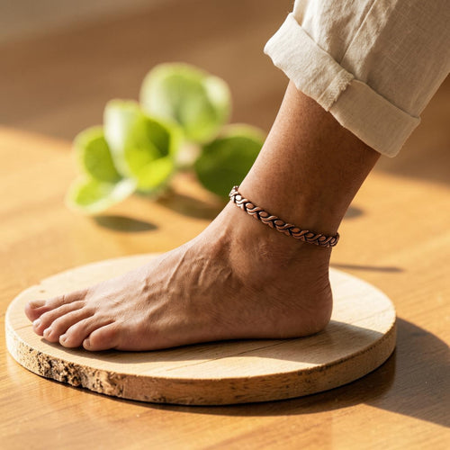 Dune Copper Anklet