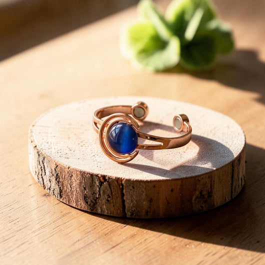 Sphere Blue Copper Bracelet