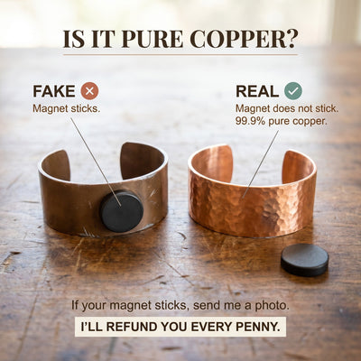 Ferro Copper Anklet