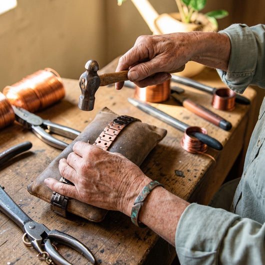 Ochre Men's  Copper Bracelet