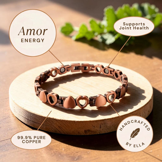 Amor Copper Anklet