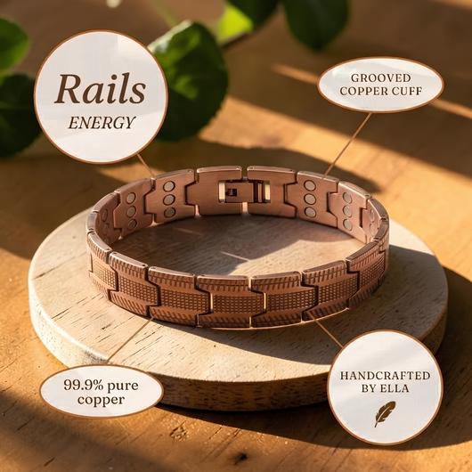 Rails Copper Bracelet