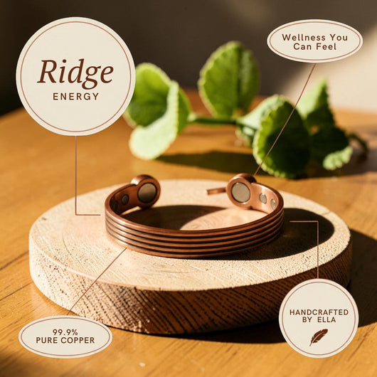 Ridge Copper Bracelet